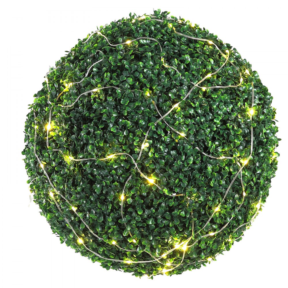 MLQ-20 - 20” Ball-Shape Faux Boxwood Topiary Trees for Elegant Decor