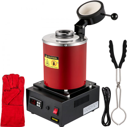 GF1100ND3 - Professional 3KG Melting Furnace with PID & Safety Features