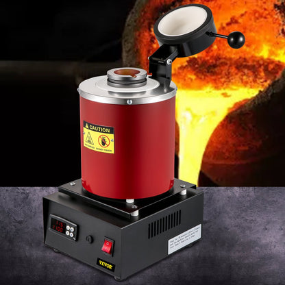 GF1100ND3 - 3KG Professional Electric Melting Furnace with Quartz Lid