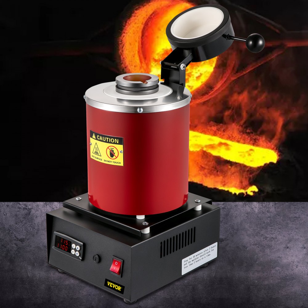 GF1100ND3 - Compact 3KG Electric Melting Furnace for Precious Metals