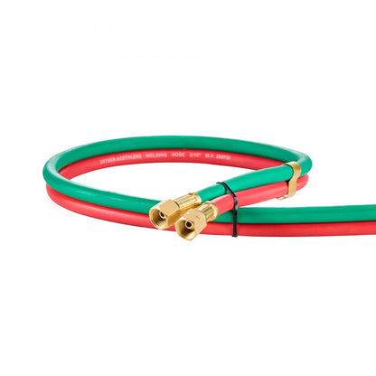 RTW1425A - 25FT Twin Hose for Oxygen & Acetylene, 300PSI Durable Rubber