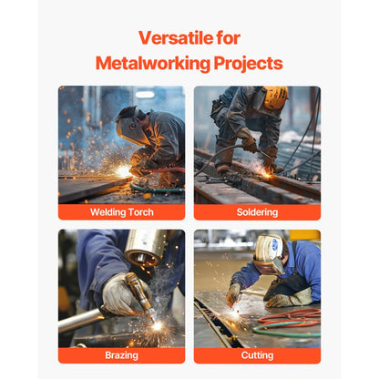 RTW1450A - Durable 50FT Oxygen Acetylene Hose, 1/4-inch, 300 PSI Rated