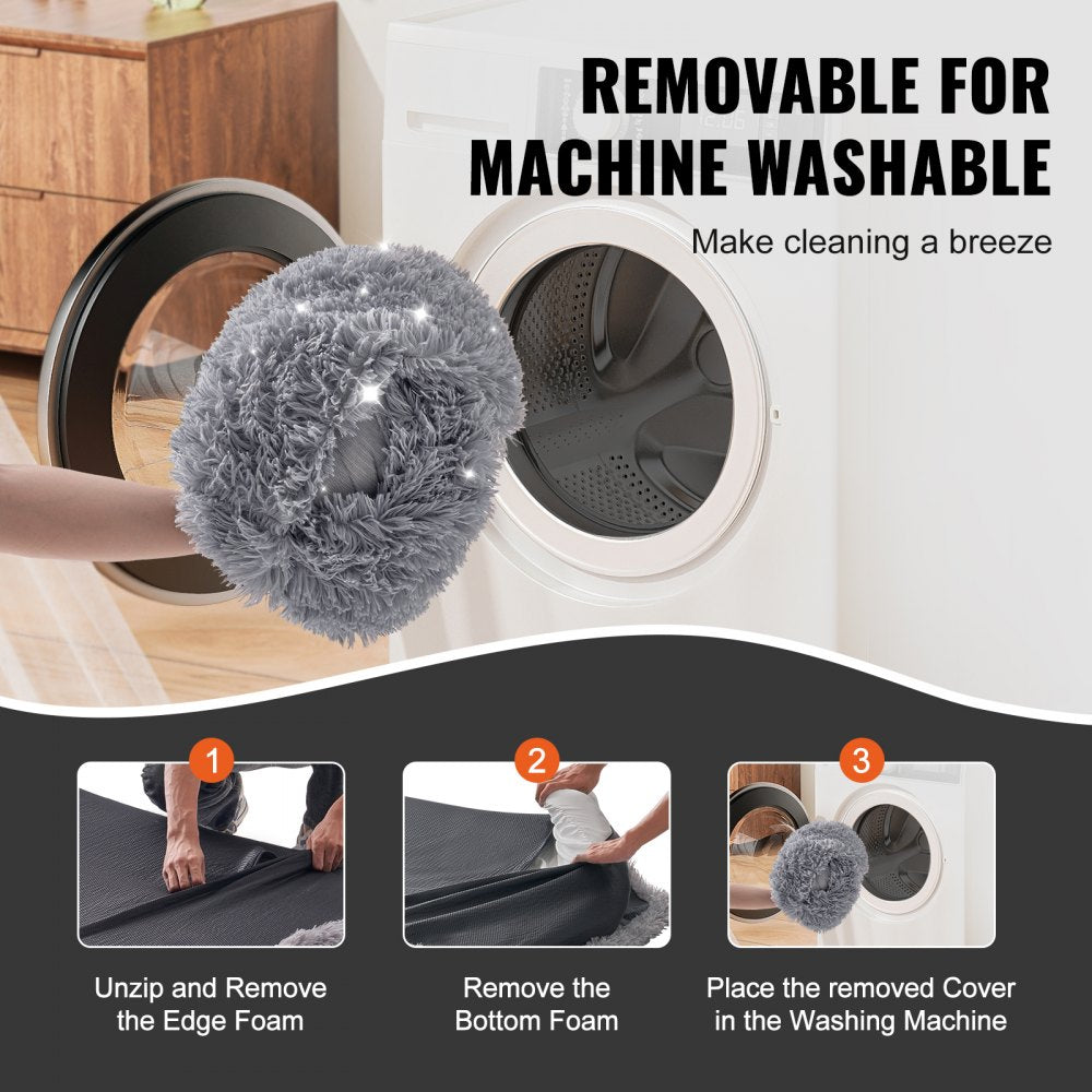 HS-001 - Large Washable Dog Bed in Soft PV Velvet