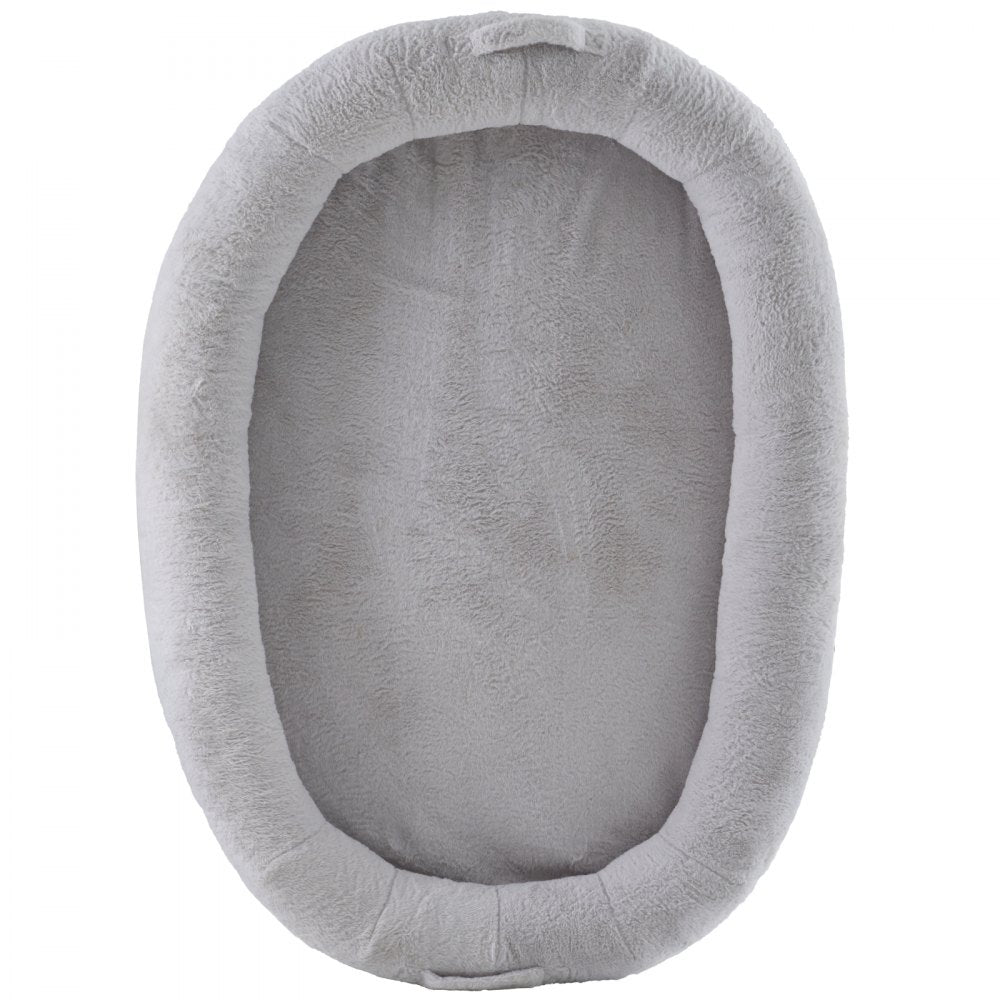 HS-002 - Cozy 72x48in Faux Fur Human Dog Bed with Washable Cover