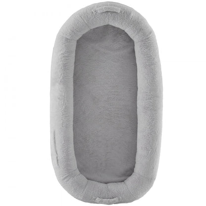 HS-004 - 67.7x35in Cozy Faux Fur Human Dog Bed
