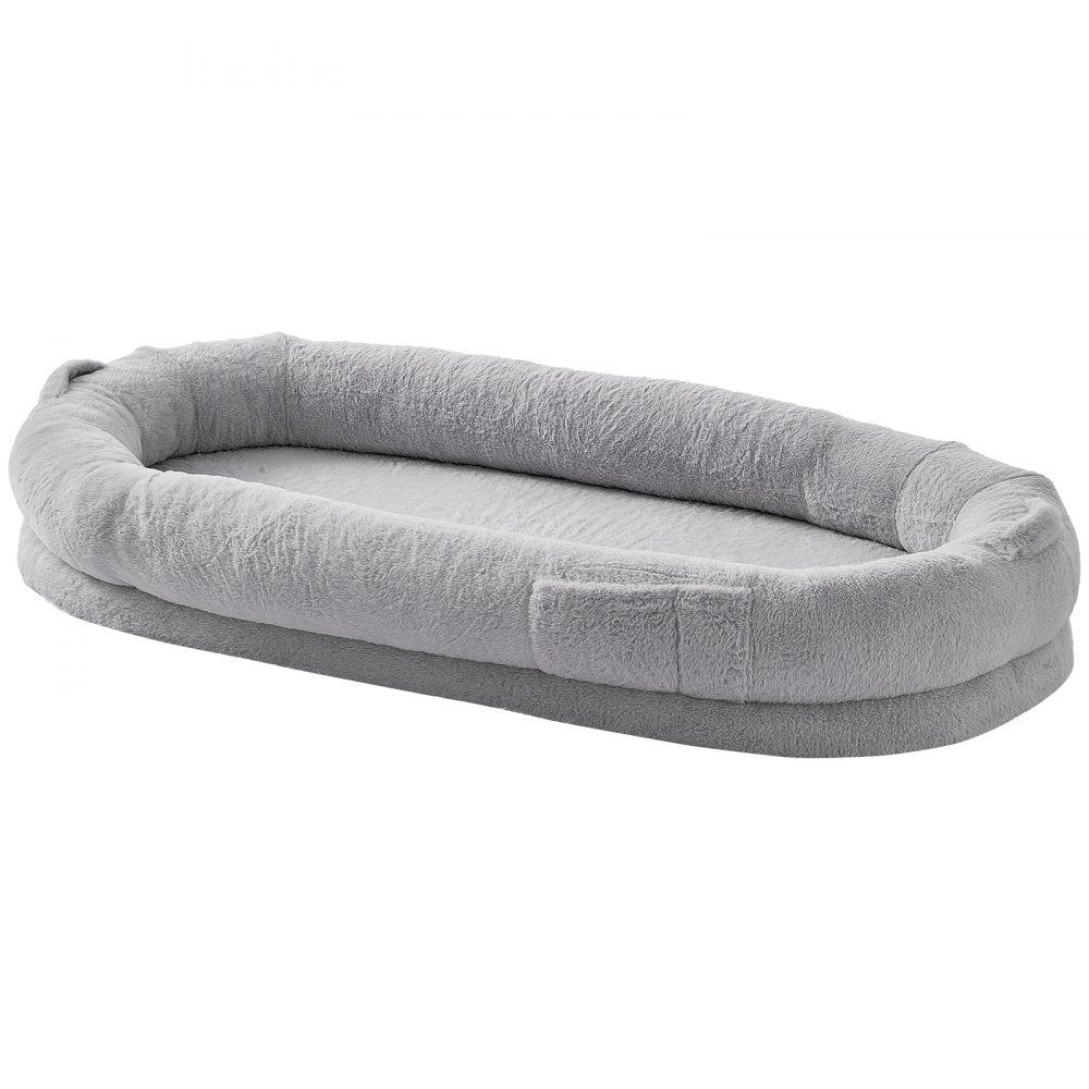 HS-004 - 67.7x35in Cozy Faux Fur Human Dog Bed