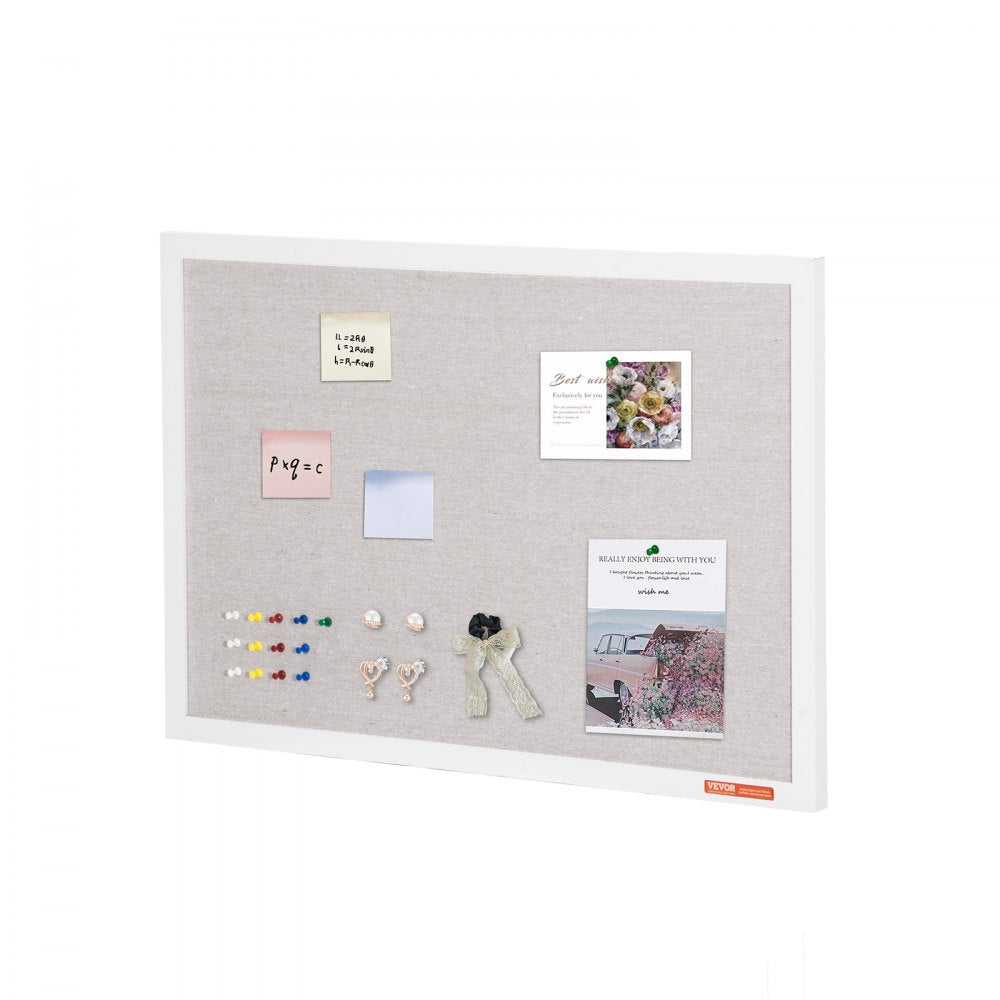 MPL-2030 - 30"x20" Linen-Covered Bulletin Board with Installation Kit