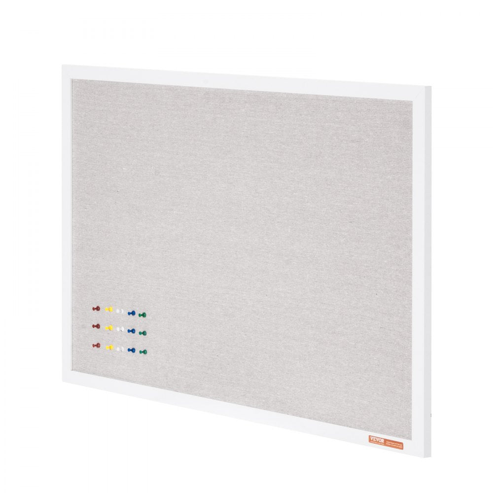 CCB-2436 - 36"x24" White Cork Board with Durable Fiberboard Core