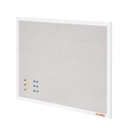 CCB-2436 - 36"x24" White Cork Board with Durable Fiberboard Core