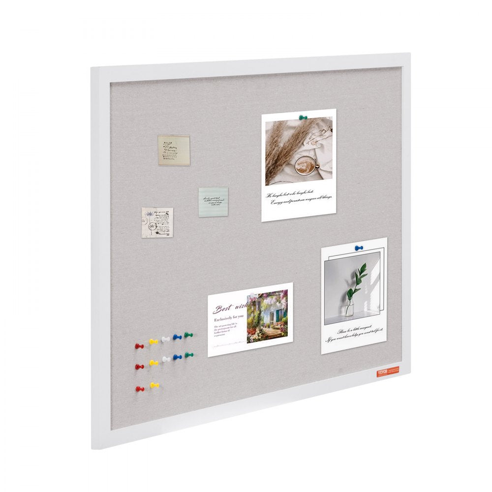 CCB-2436 - 36"x24" White Cork Board with Durable Fiberboard Core