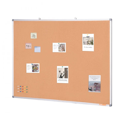 A01C-4836 - 48"x36" Durable Cork Board for Home & Office Use