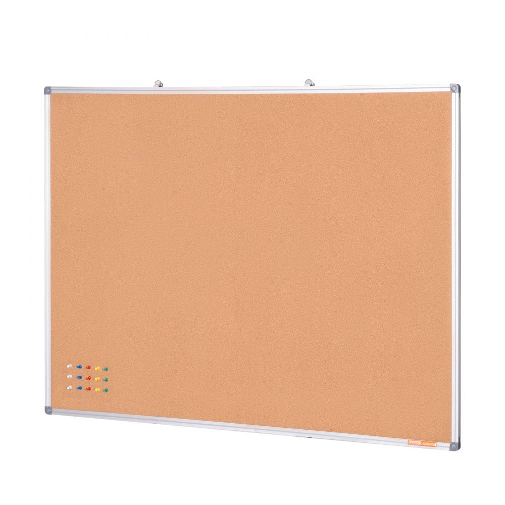 A01C-4836 - 48"x36" Durable Cork Board for Home & Office Use