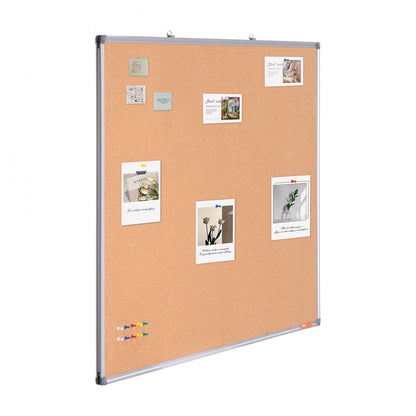 A01C-4836 - 48"x36" Durable Cork Board for Home & Office Use