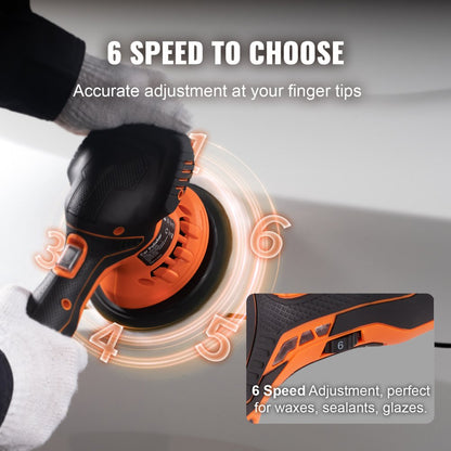 010299859709 - Cordless 6" Dual Action Car Polisher with Speed Control