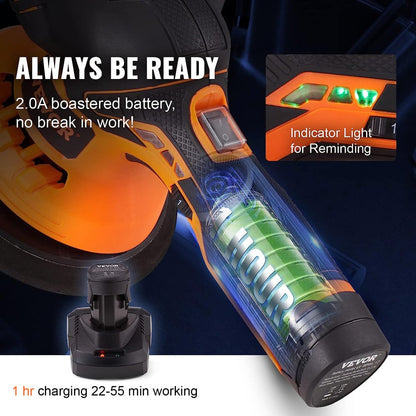 010299859709 - Cordless 6" Dual Action Car Polisher with Speed Control