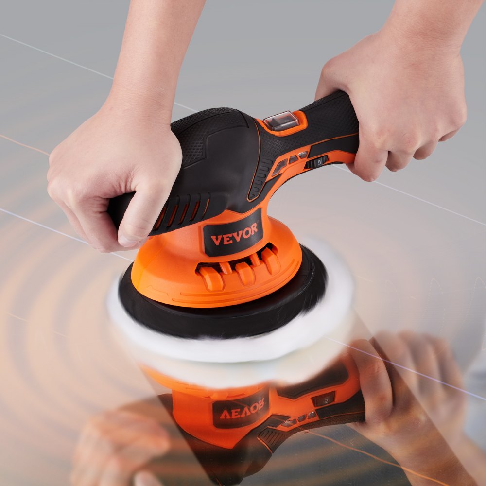 010299859709 - Cordless 6" Dual Action Car Polisher with Speed Control