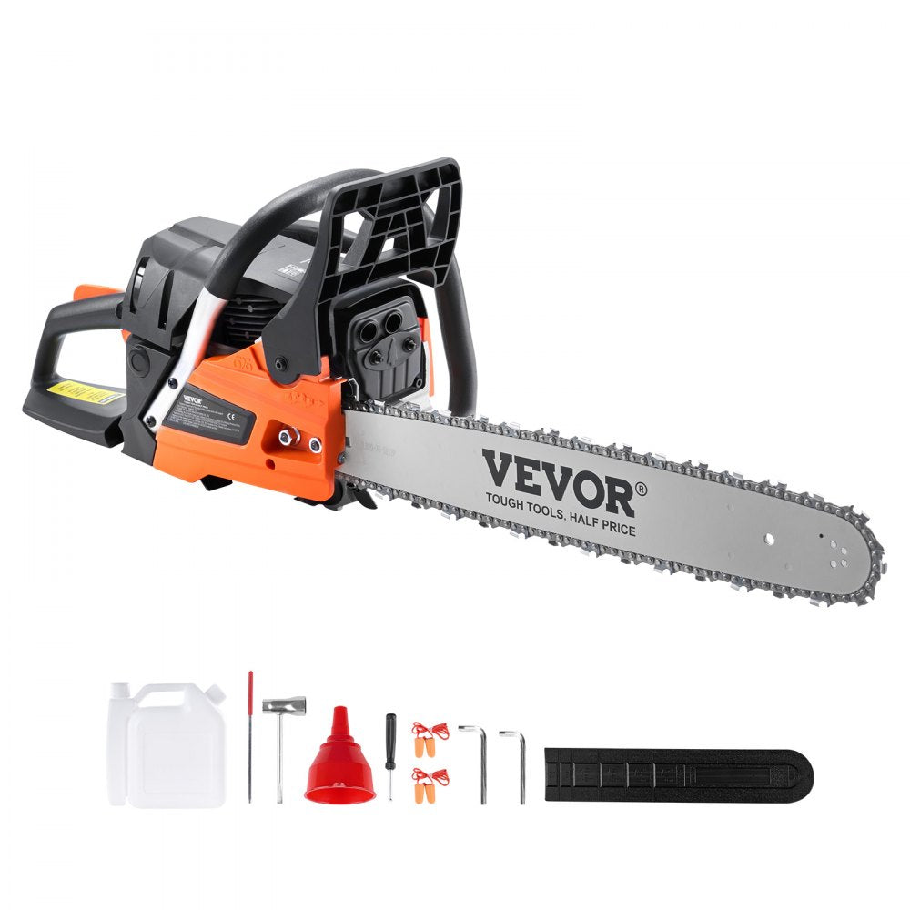 CN-58G - Easy-Start Gas Chainsaw with Tool-Free Chain Tension Adjustment