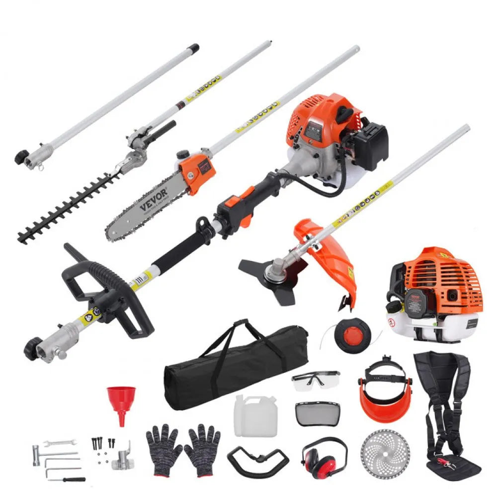 F33-B - VEVOR Gas Hedge Trimmer with Protective Gear and 40-Minute Runtime