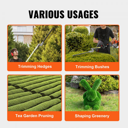 F26-B - 15.7-inch 26CC Gas Hedge Trimmer for Large Projects