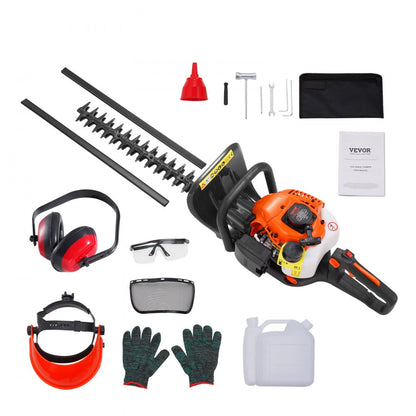 HT-7510 - 23.2" Gas Hedge Trimmer with 2-Stroke Engine & Protective Gear