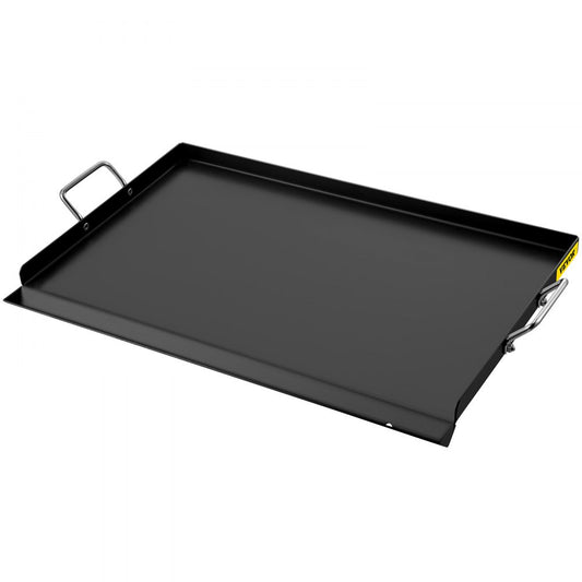 VV-PDG-TG24 - 16" x 24" Carbon Steel Grill Griddle for Charcoal/Gas Cooking