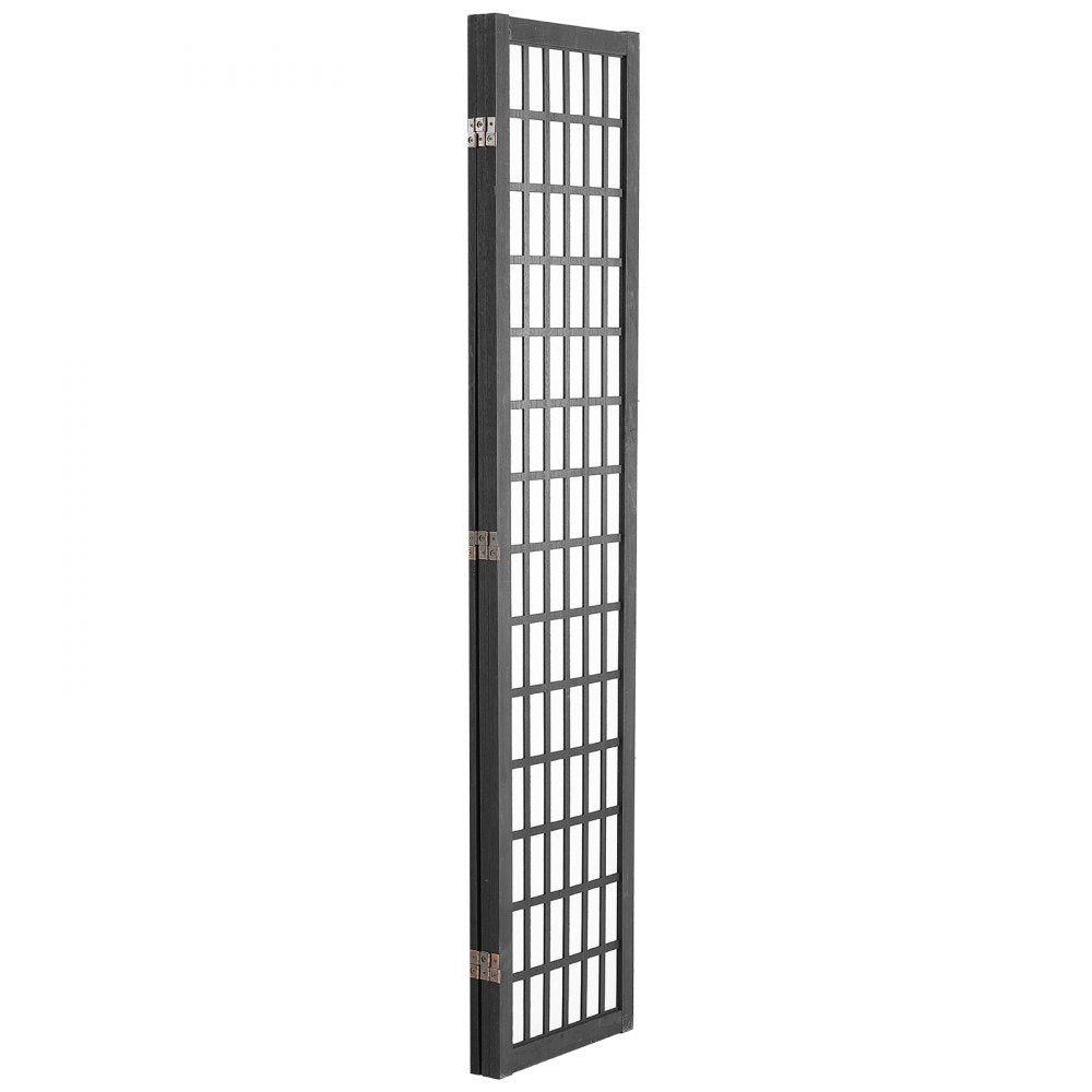 SS-001-3P-BL - Japanese Minimalist 3-Panel Room Divider, 47in Privacy Screen