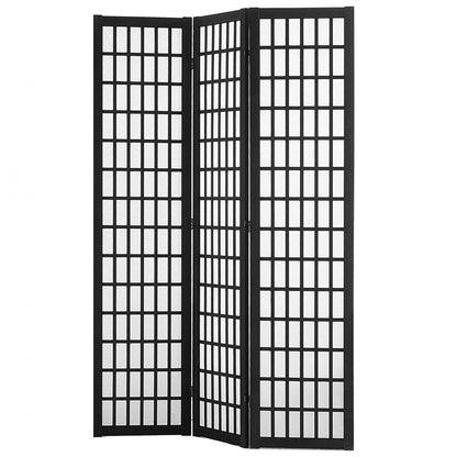 SS-001-3P-BL - Japanese Minimalist 3-Panel Room Divider, 47in Privacy Screen