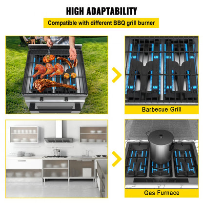 VV-CFXZTTDRSQ2-450MM - 17.7" Cast Iron Grill Burner for Even Cooking