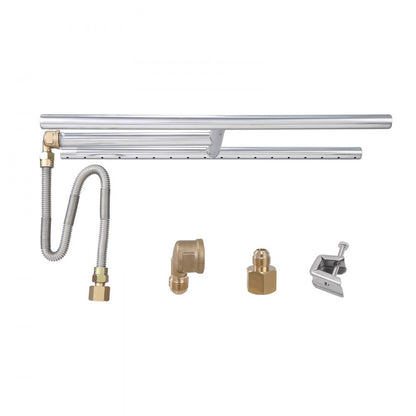 1050269 - 6x18" Stainless Steel Fire Pit Pan for Indoor/Outdoor Use