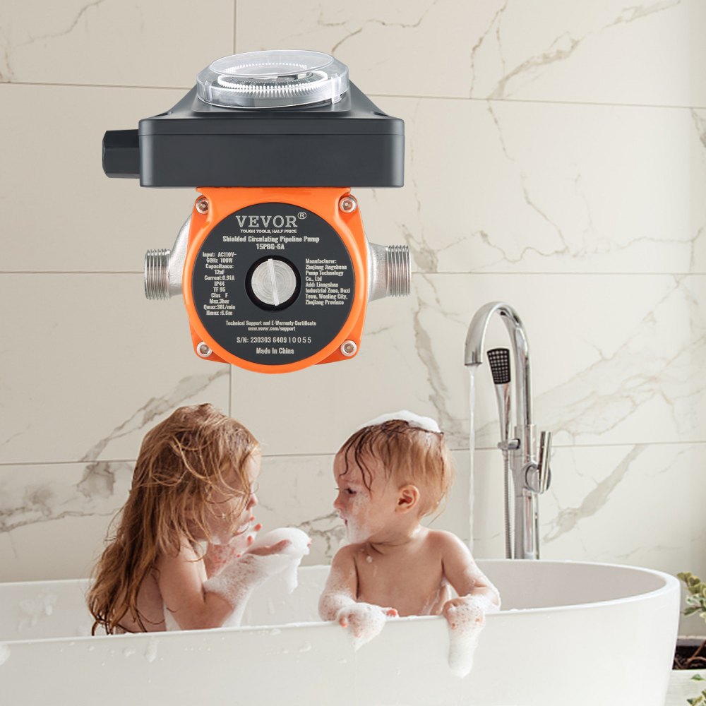 010234946071 - VEVOR Quiet Hot Water Recirculating Pump for Instant Access