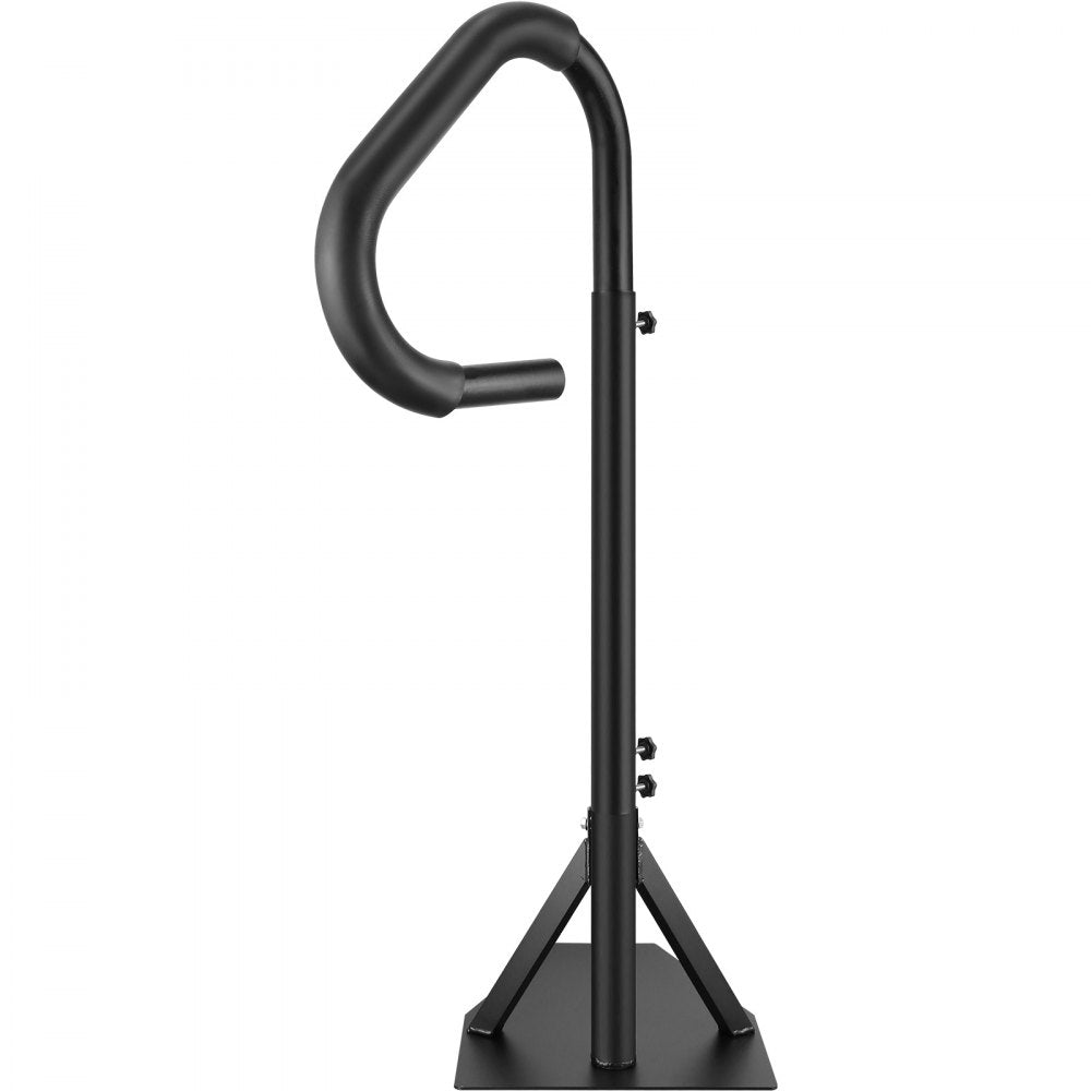 H10263-63 - Adjustable 48-63" Black Hot Tub Handrail with 360° Rotation