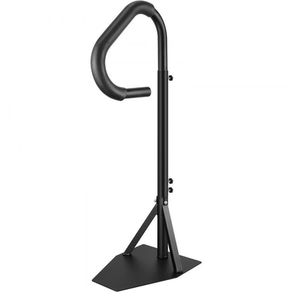 H10263-63 - Adjustable 48-63" Black Hot Tub Handrail with 360° Rotation