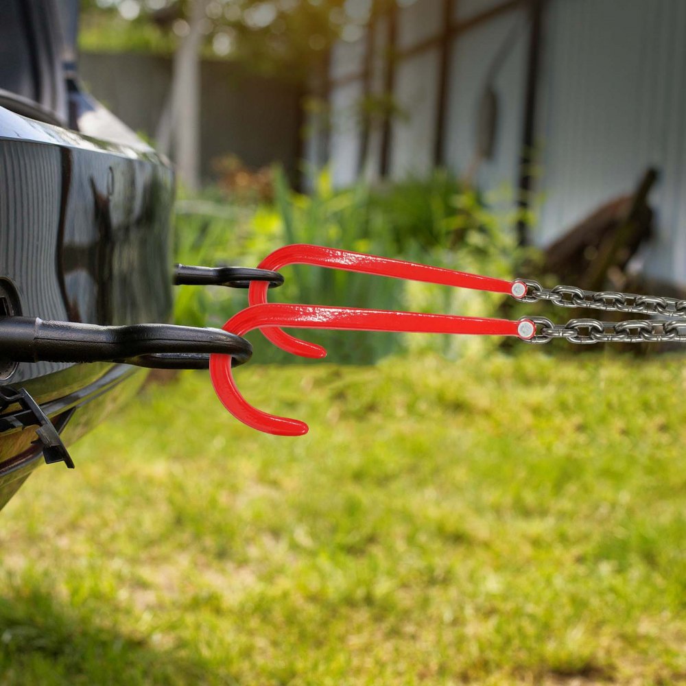 RTJ3/8*3FT-A1 - Grade 80 Galvanized 3' Tow Chain with Multi Hooks