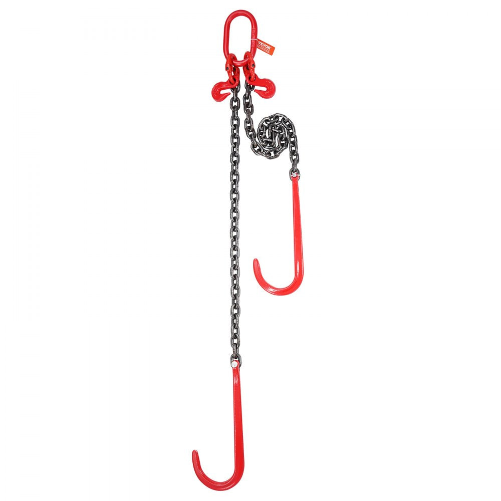 RTJ3/8*3FT-A1 - Grade 80 Galvanized 3' Tow Chain with Multi Hooks