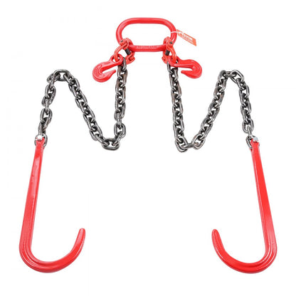 RTJ3/8*3FT-A1 - Grade 80 Galvanized 3' Tow Chain with Multi Hooks