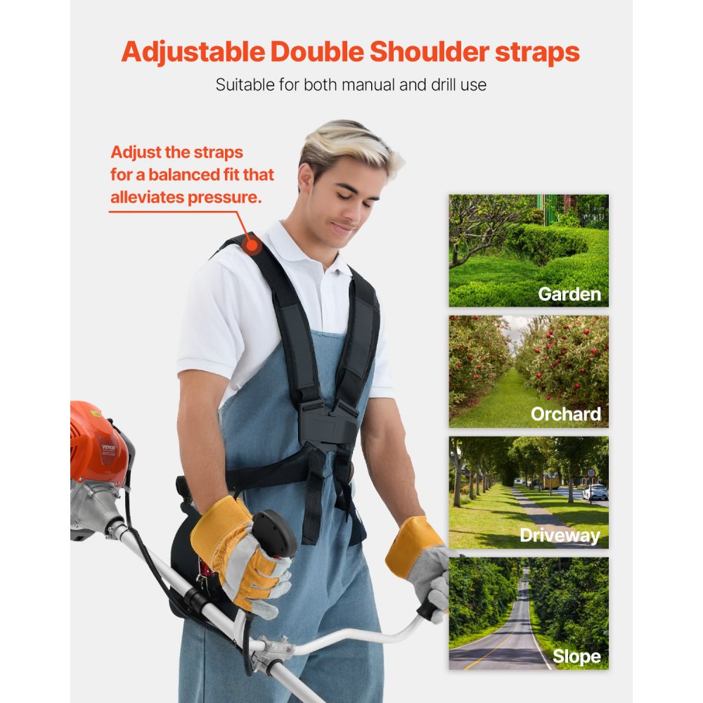 TT-1E44F-5 - 51.7CC Straight Shaft String Trimmer with 3T Blade
