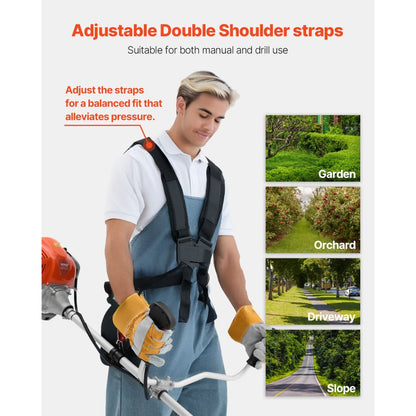 TT-1E44F-5 - 51.7CC Straight Shaft String Trimmer with 3T Blade