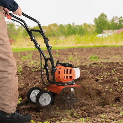 520S - Lightweight 43CC Tiller for Easy Lawn & Garden Cultivation