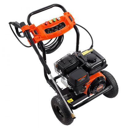 170B - High-Pressure Washer 3500 PSI with 5 Nozzle Set & Sturdy Cart