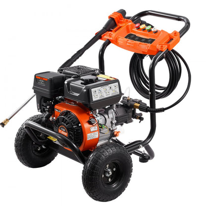 170B - High-Pressure Washer 3500 PSI with 5 Nozzle Set & Sturdy Cart