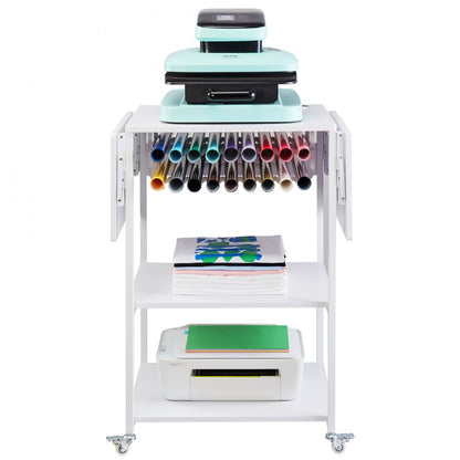 C20240613W-01 - VEVOR 3-Tier Heat Press Table with Rolling Storage Solution