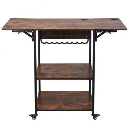 C20240613W-02 - Movable 3-Tier Heat Press Table with 18 Vinyl Holders