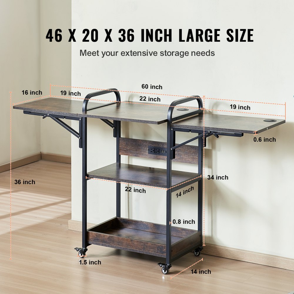 DX0202-C240277S-01 - Multi-Layer Heat Press Table with USB Charging Station
