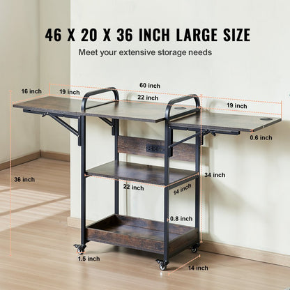 DX0202-C240277S-01 - Multi-Layer Heat Press Table with USB Charging Station