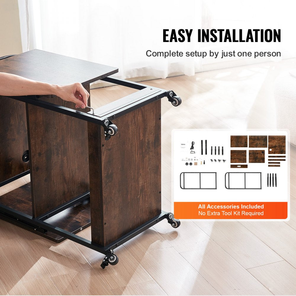 DX0202-C240277S-01 - Multi-Layer Heat Press Table with USB Charging Station