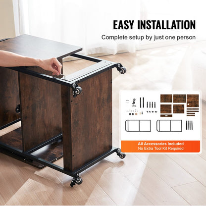 DX0202-C240277S-01 - Multi-Layer Heat Press Table with USB Charging Station