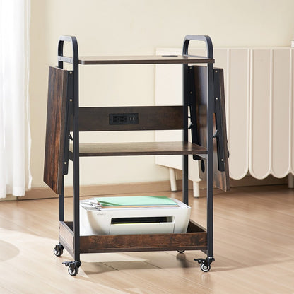 DX0202-C240277S-01 - Multi-Layer Heat Press Table with USB Charging Station