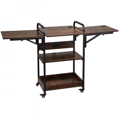 DX0202-C240277S-01 - Multi-Layer Heat Press Table with USB Charging Station