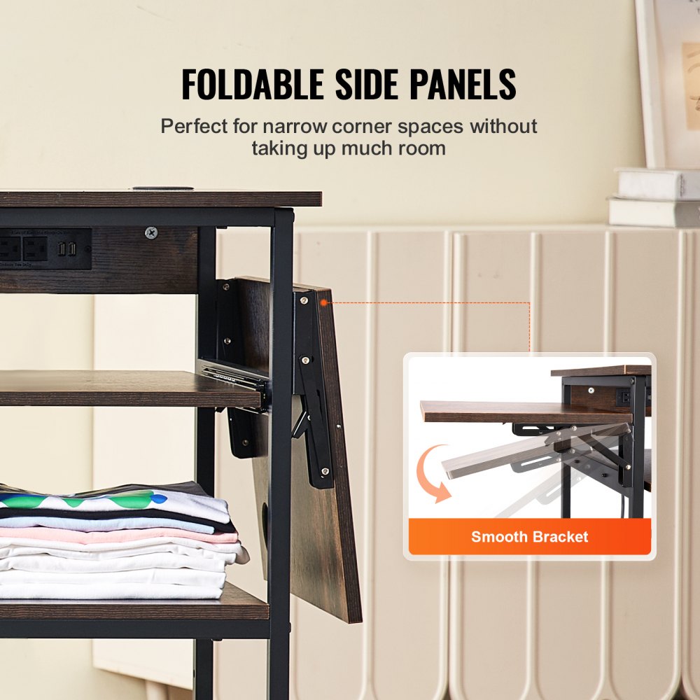 C20240613W-05 - VEVOR Multi-Layer Heat Press Table with Charging Station