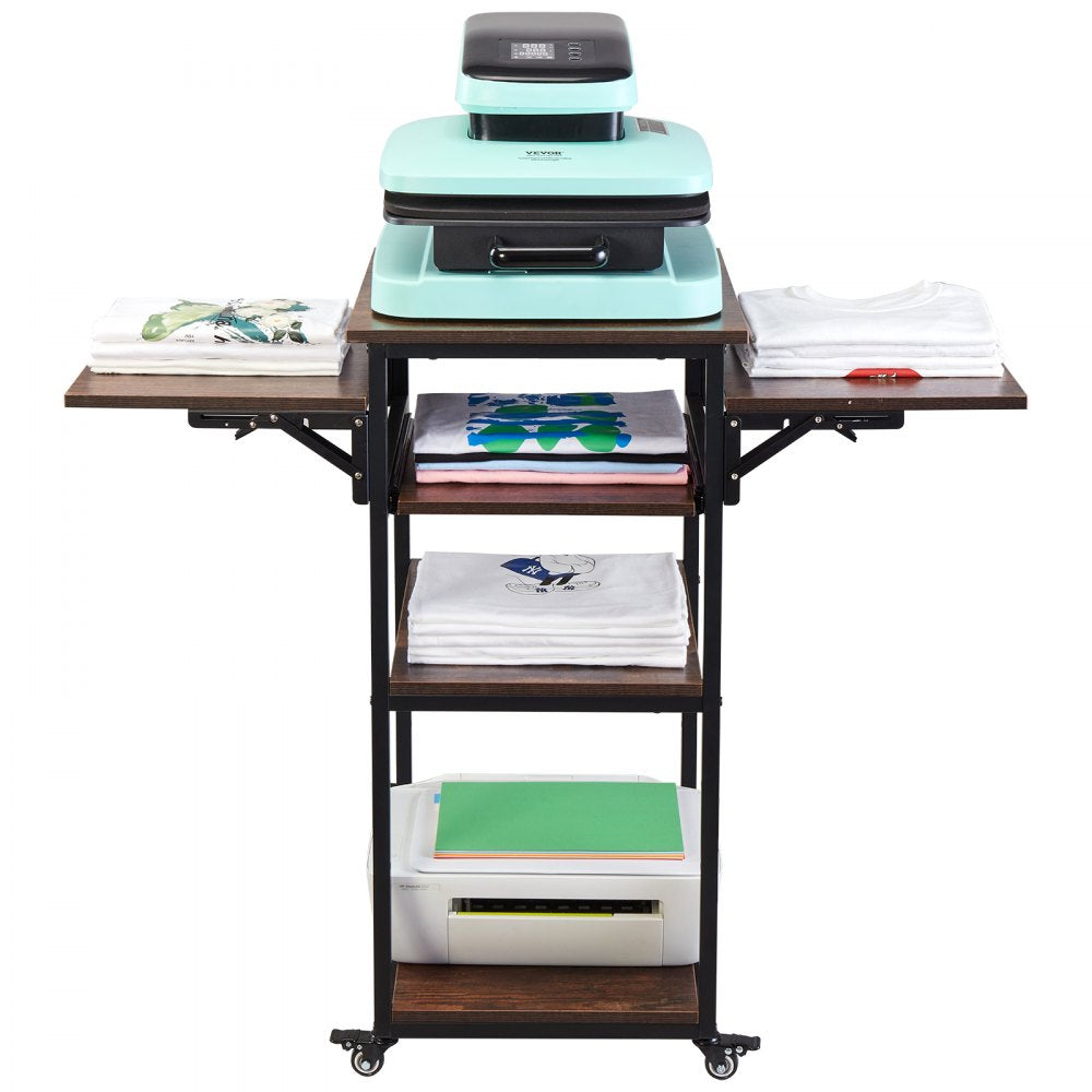 C20240613W-05 - VEVOR Multi-Layer Heat Press Table with Charging Station